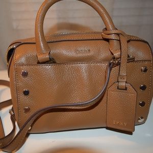 DKNY brown leather purse